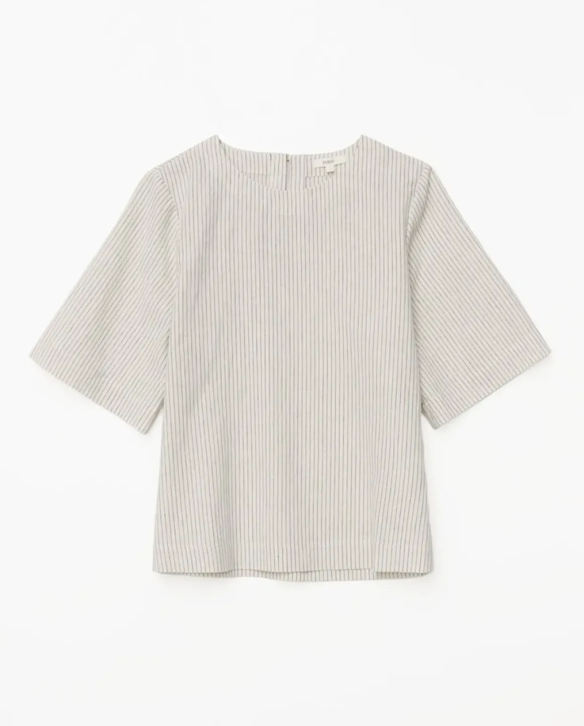 Blusa abrochado espalda crudo