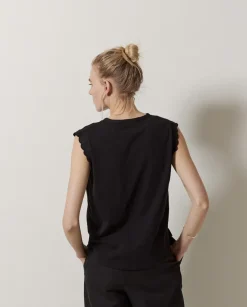 Blusa bimateria ondas negro