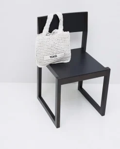 Bolso handmade macramé crudo