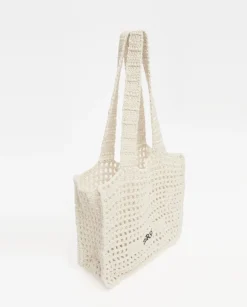 Bolso handmade macramé crudo