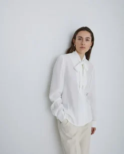 Camisa fluida lazo crudo