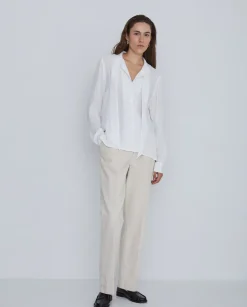 Camisa fluida lazo crudo