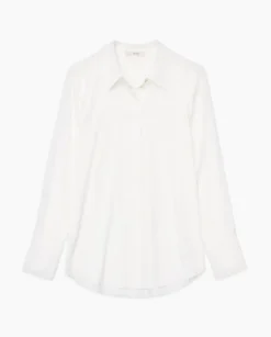 Camisa fluida viscosa blanco