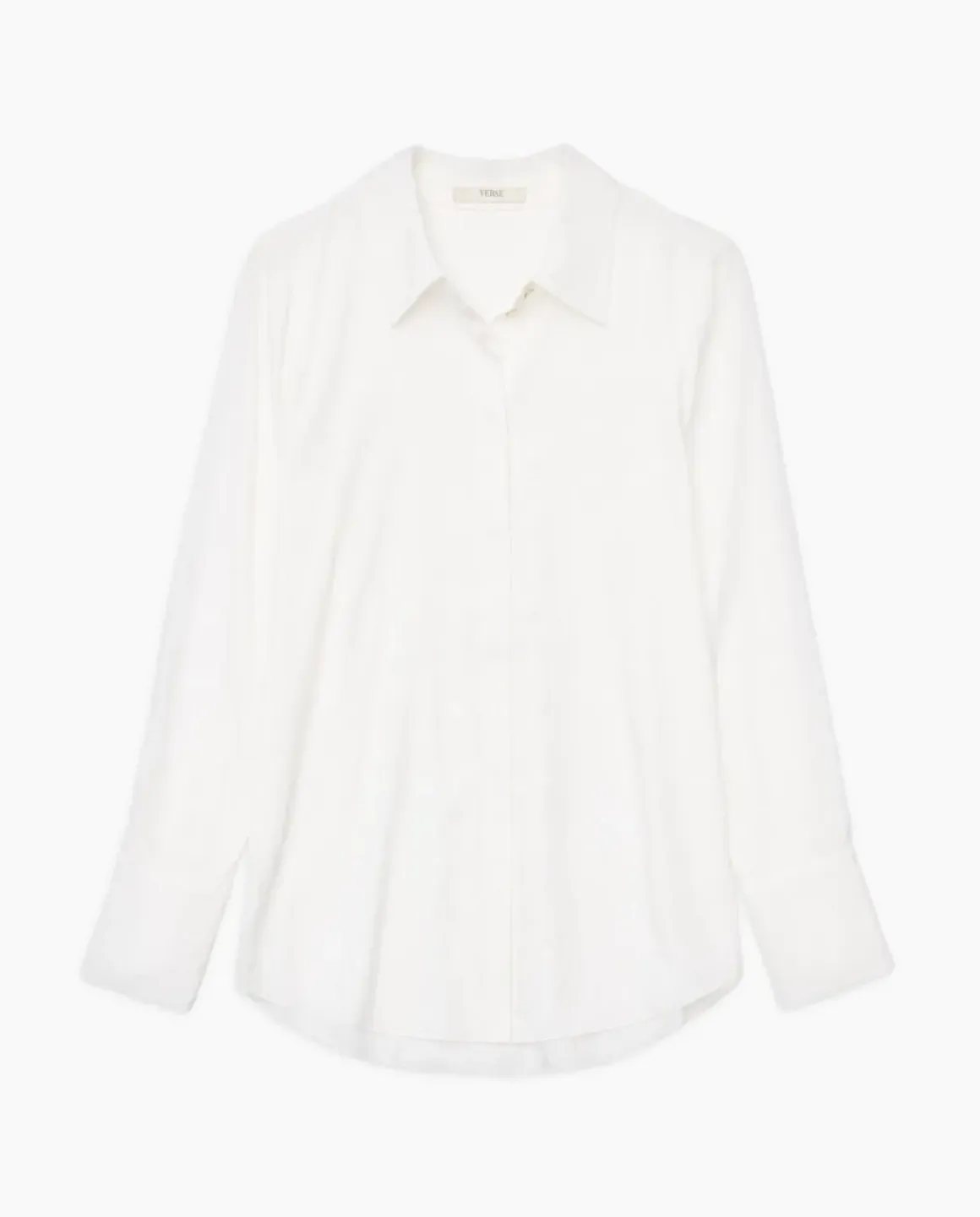 Camisa fluida viscosa blanco