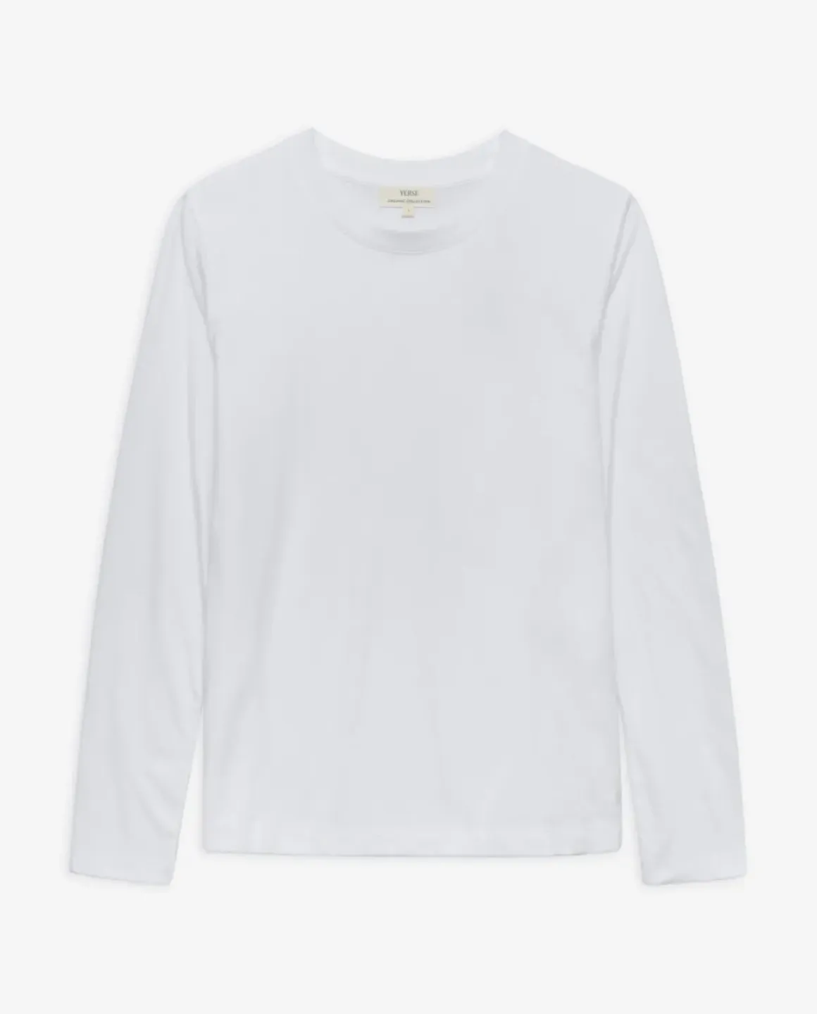 Camiseta básica manga larga blanco