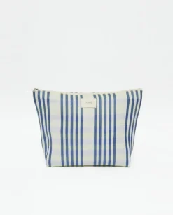 Clutch de rayas azul