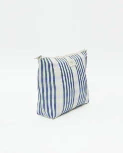 Clutch de rayas azul