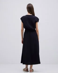 Falda muselina negro