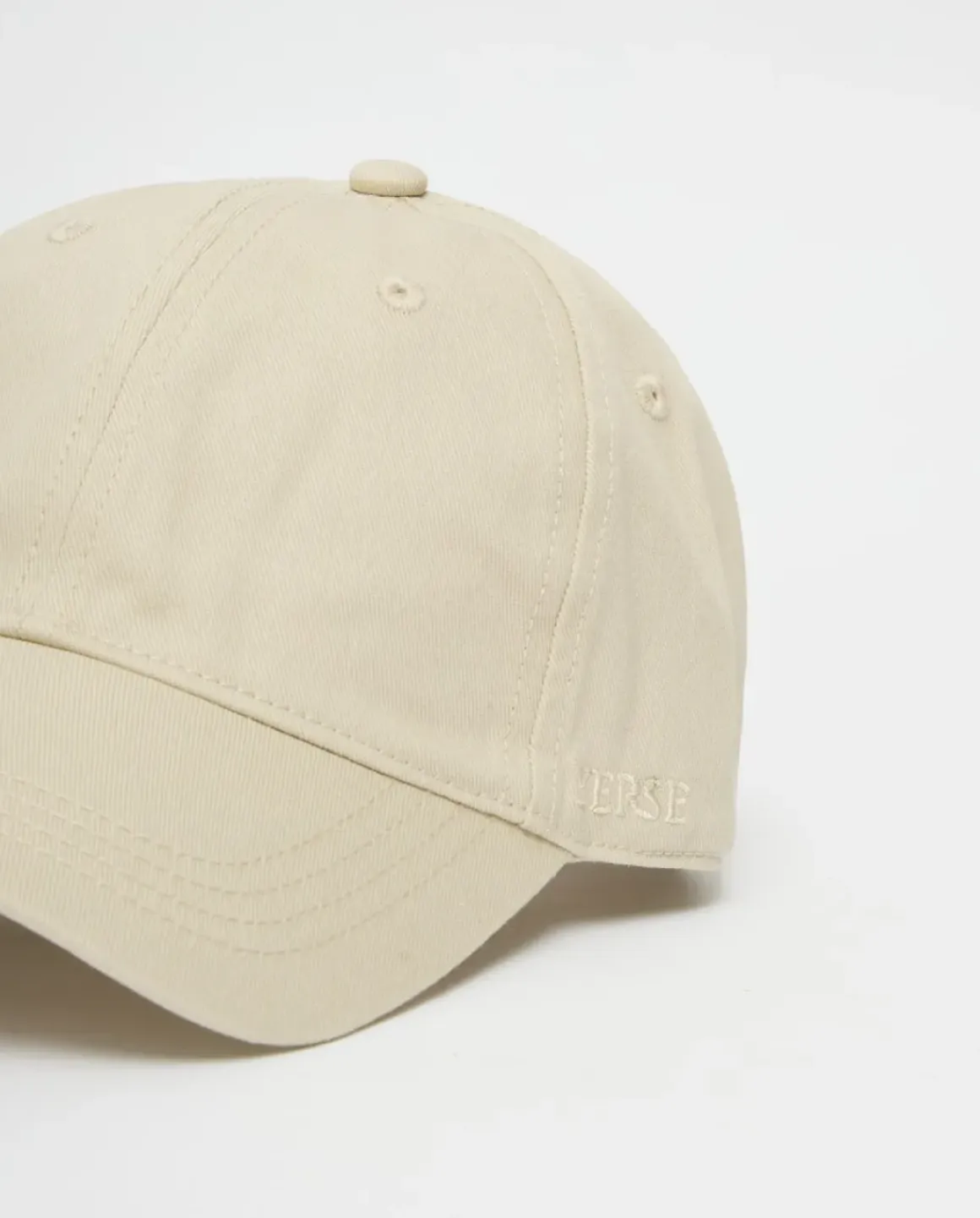 Gorra ajustable algodón beige
