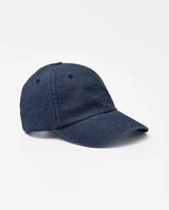 Gorra ajustable denim azul índigo