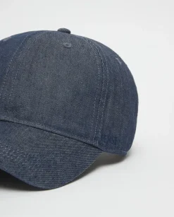 Gorra ajustable denim azul índigo