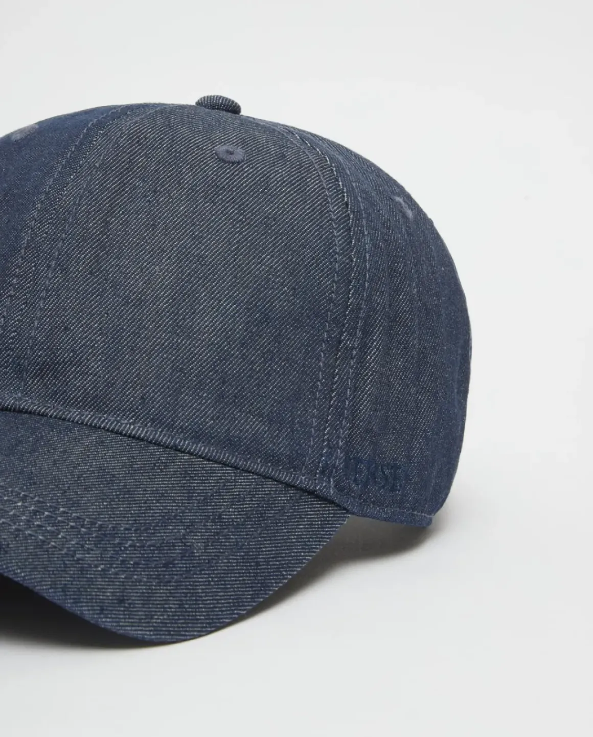 Gorra ajustable denim azul índigo