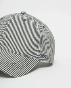 Gorra ajustable rayas gris