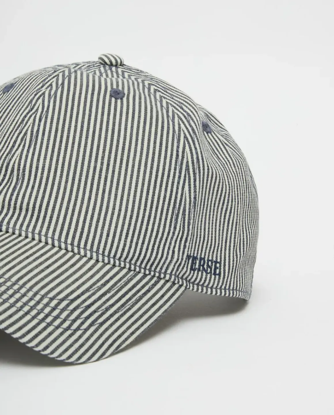 Gorra ajustable rayas gris