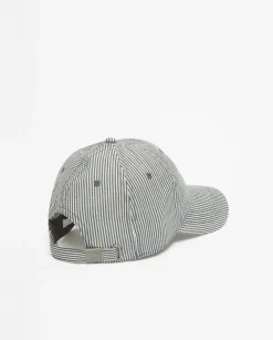 Gorra ajustable rayas gris