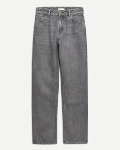 Jeans algodón rectos gris