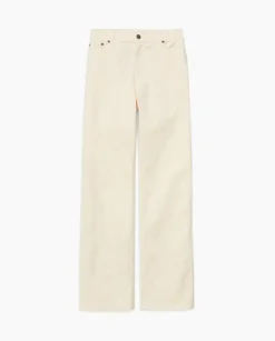 Jeans rectos crudo