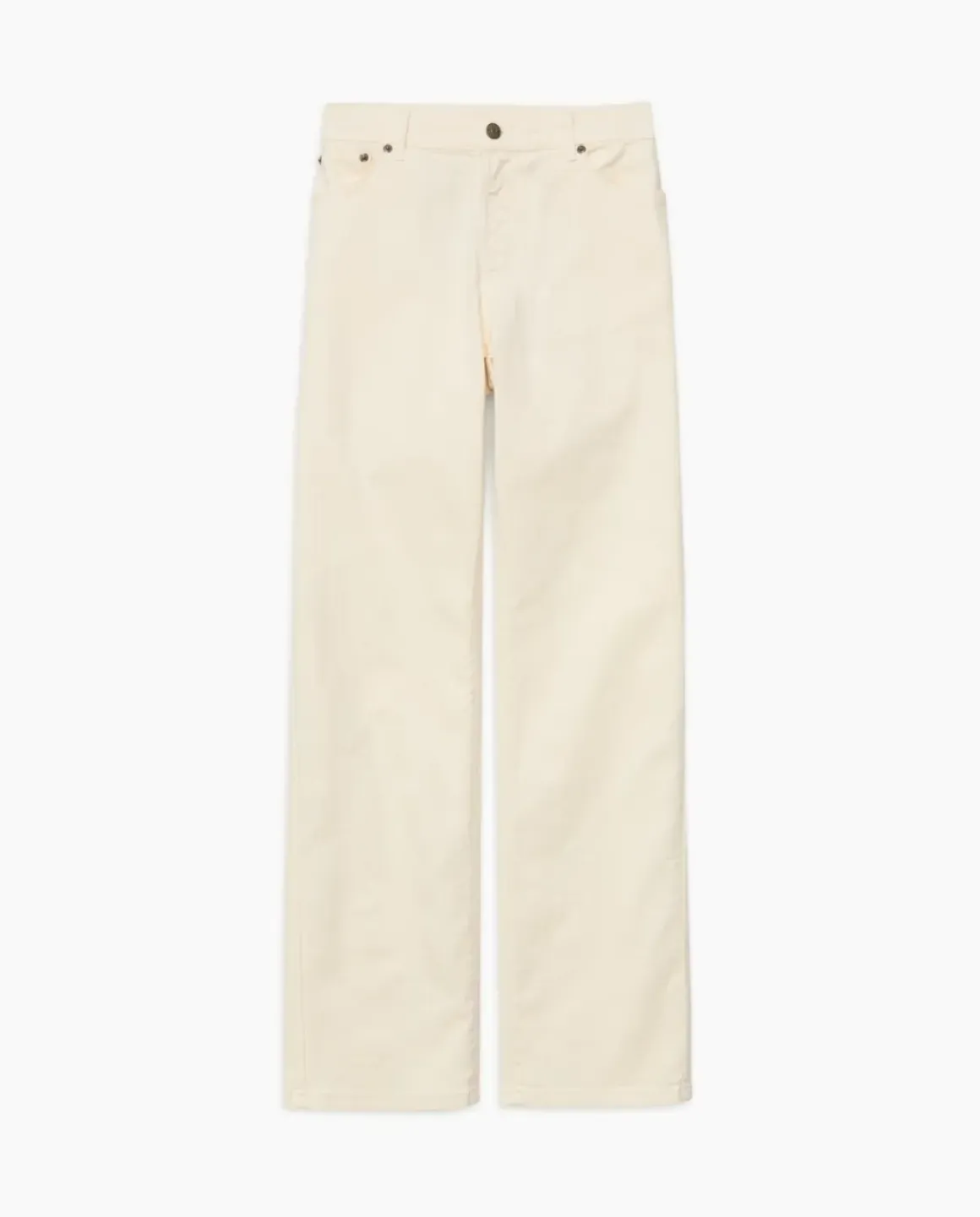 Jeans rectos crudo