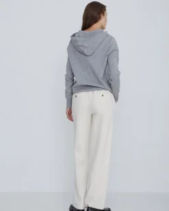 Jersey algodón orgánico capucha gris