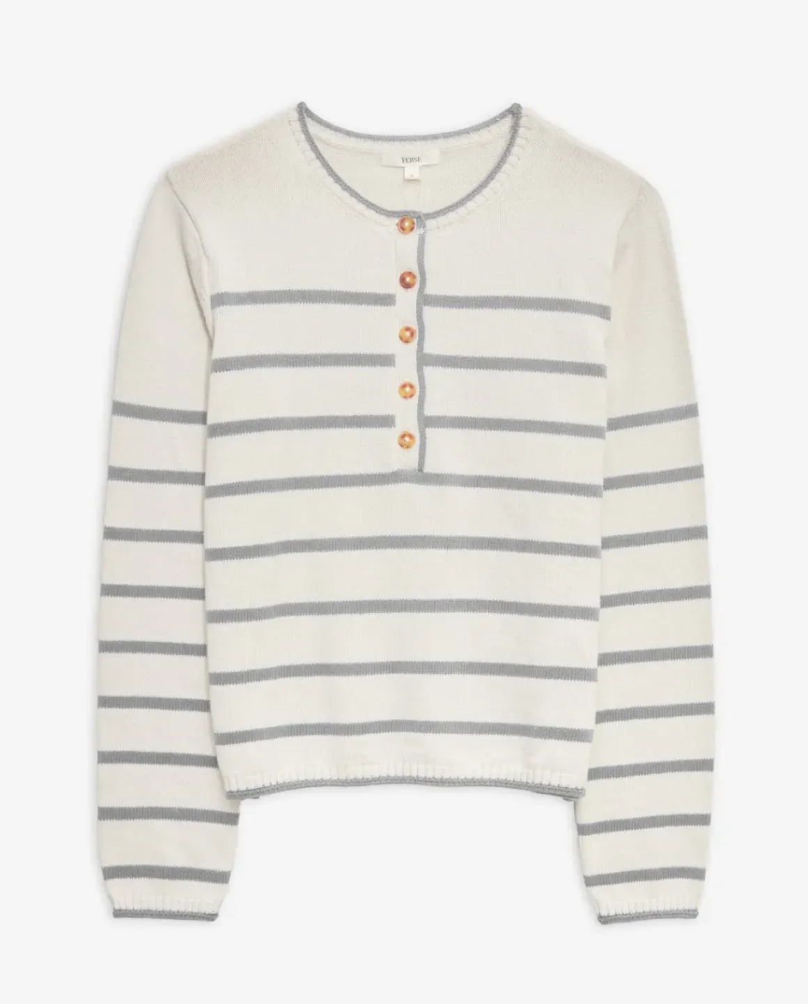 Jersey algodón orgánico rayas gris