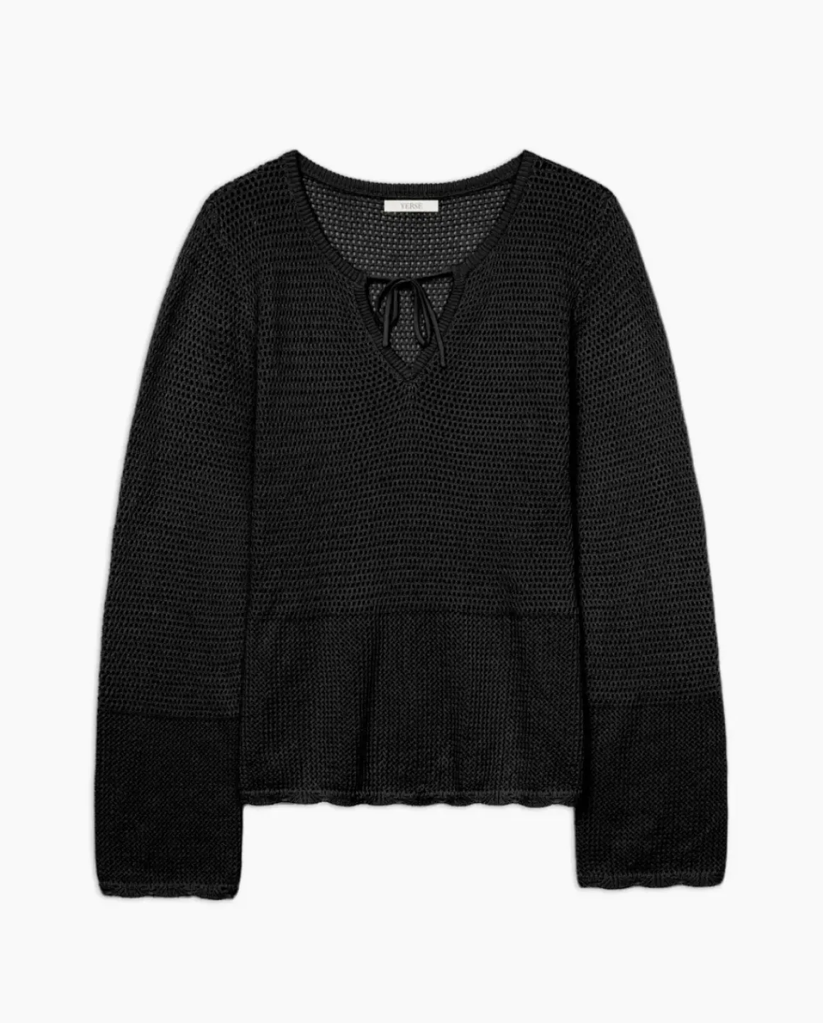 Jersey calado lazo negro