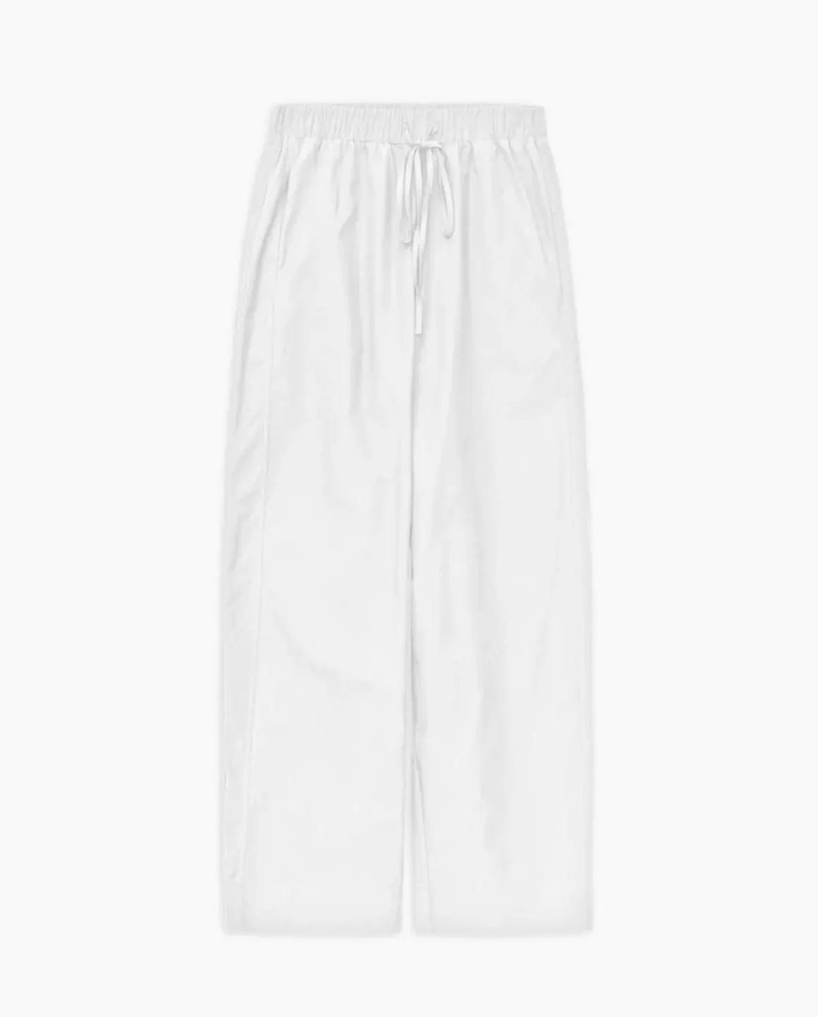 Pantalones balloon fit 100% algodón blanco