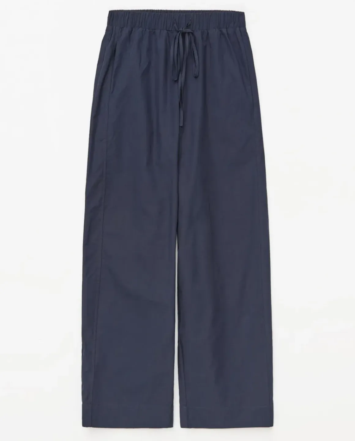 Pantalones balloon fit 100% algodón azul oscuro