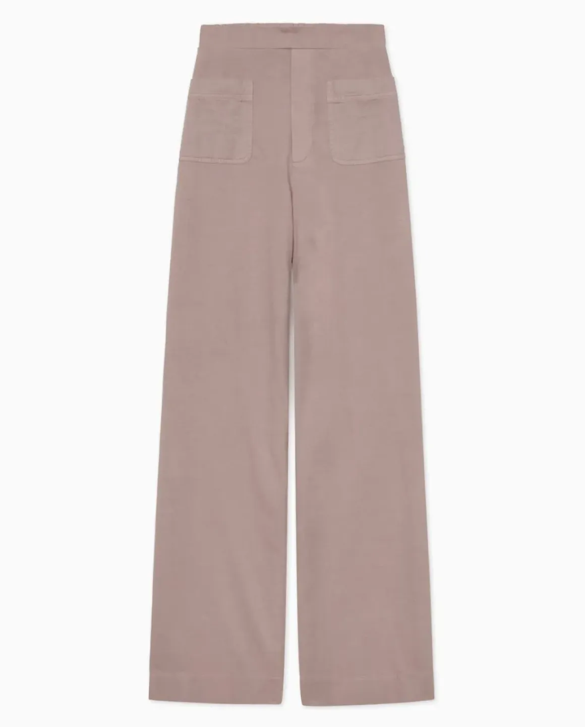 Pantalones de punto algodón rosa antiguo