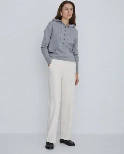 Pantalones de punto crudo
