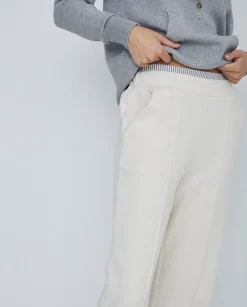 Pantalones de punto crudo