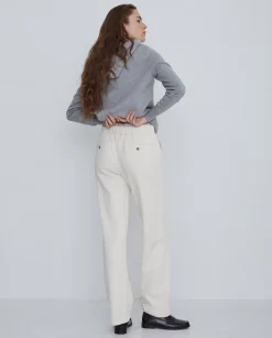 Pantalones de punto crudo