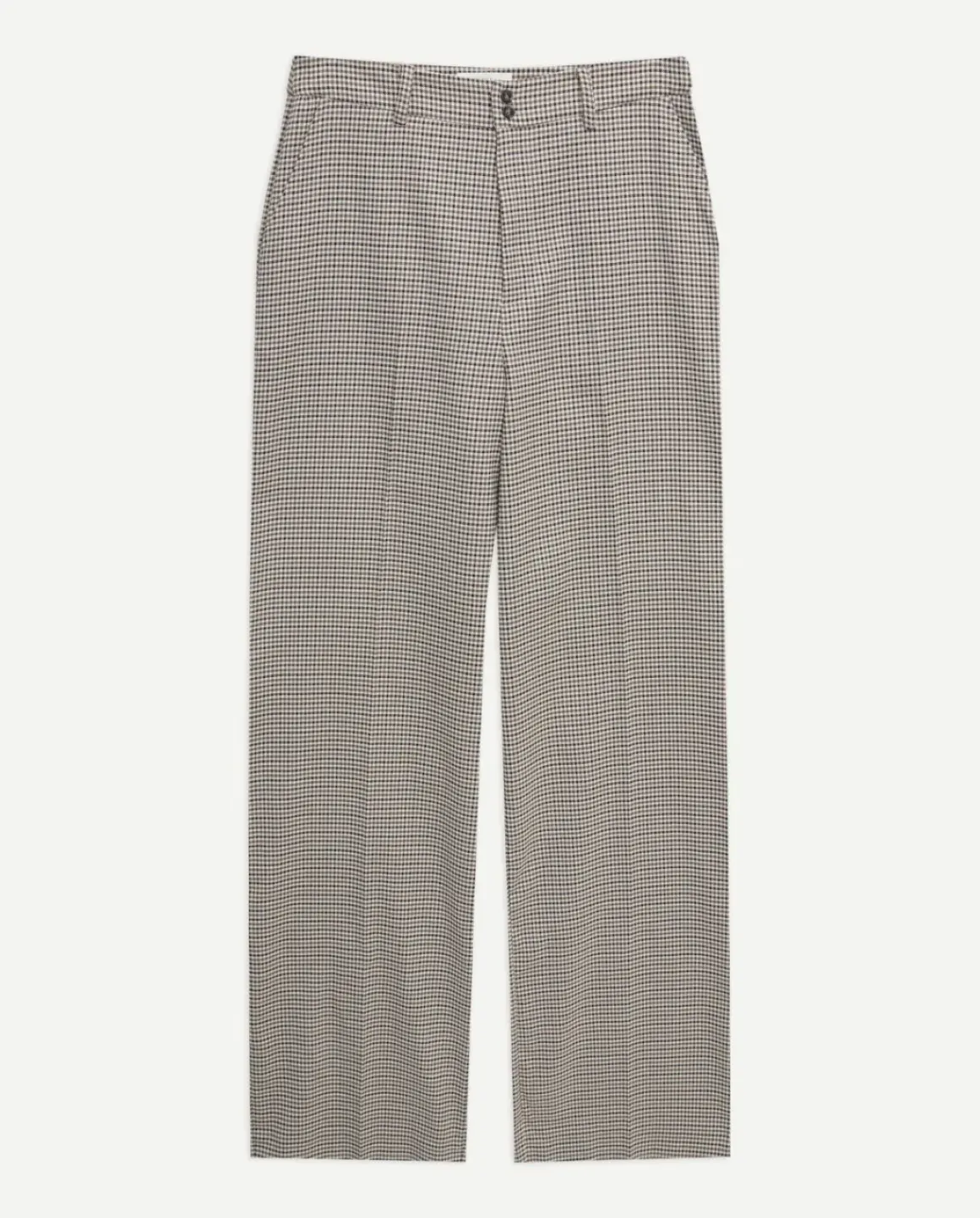 Pantalones wide leg gris claro