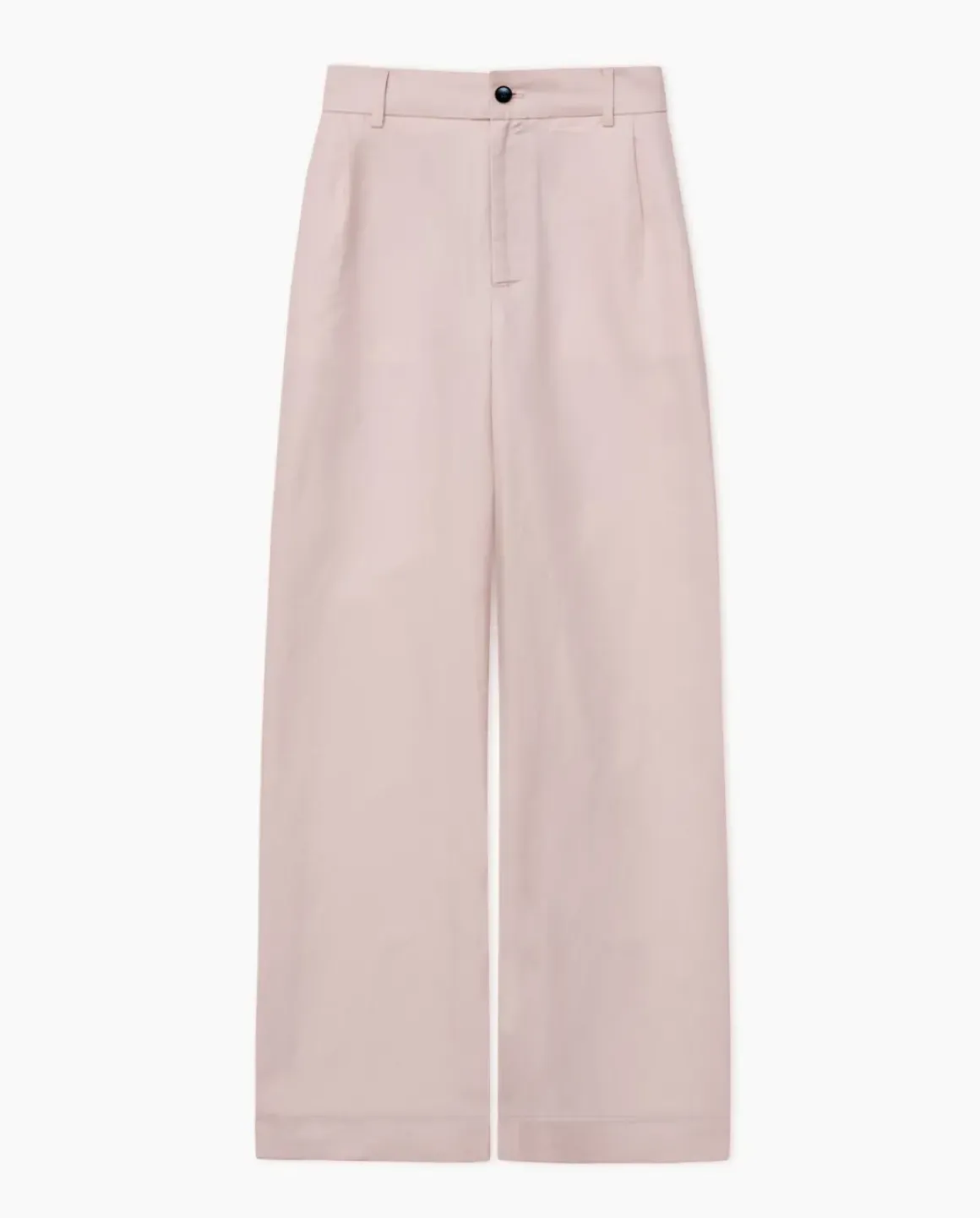 Pantalones wide leg pinzas rosa