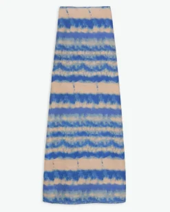 Pareo estampado Tye Dye azul