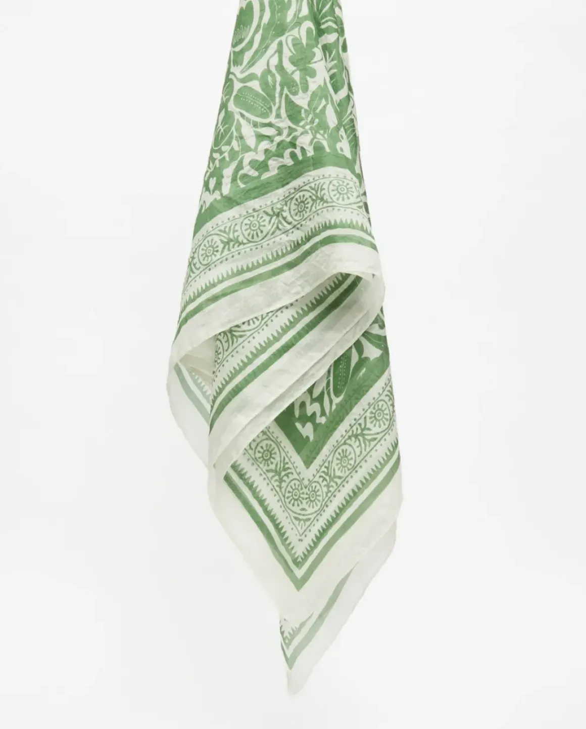 Pañuelo Seda verde