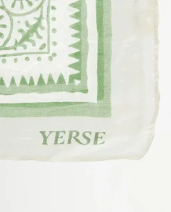 Pañuelo Seda verde