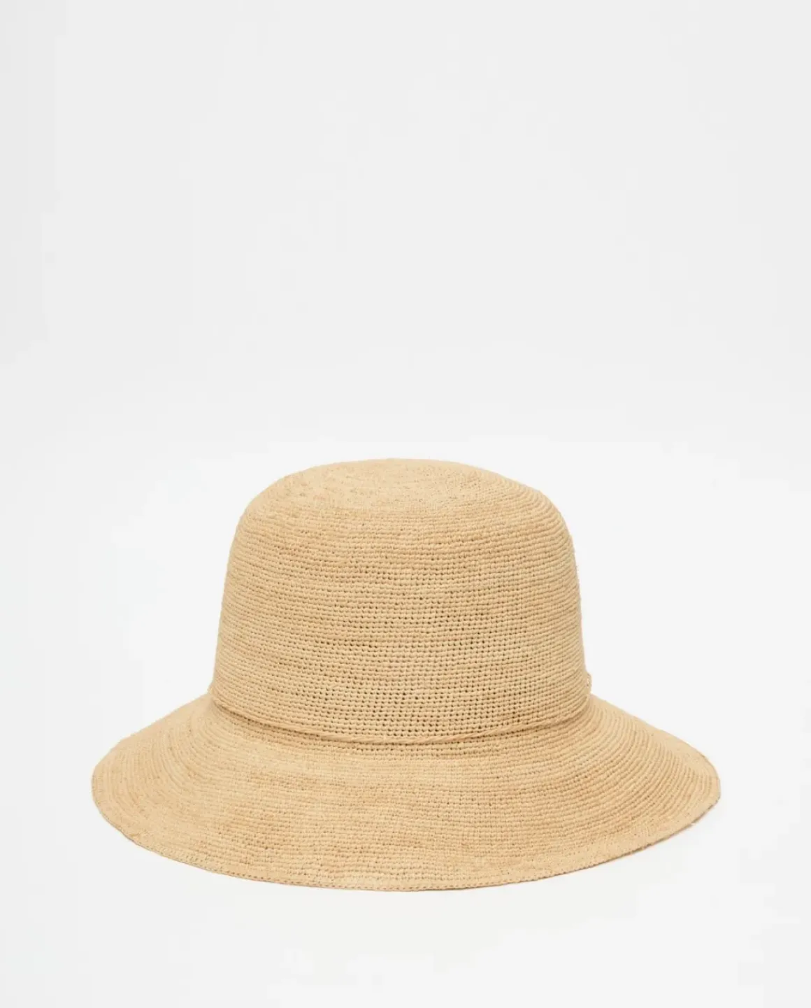 Sombrero handmade rafia camel