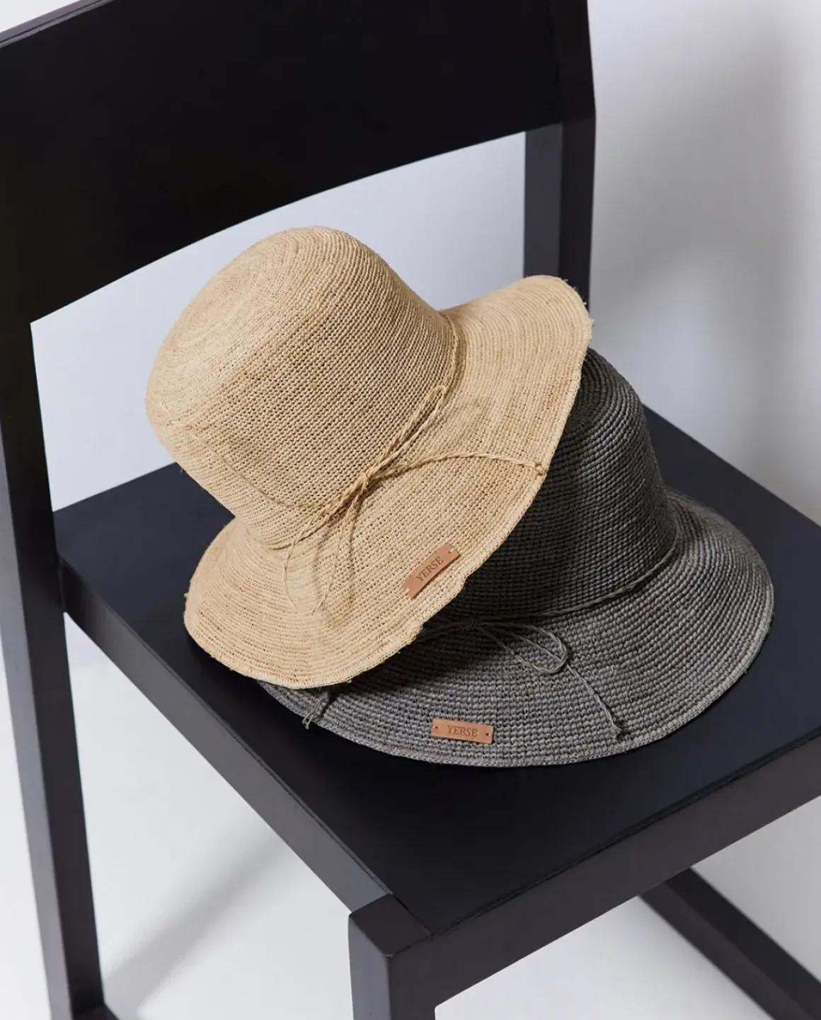 Sombrero handmade rafia camel