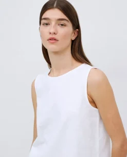 Top algodón flamé blanco