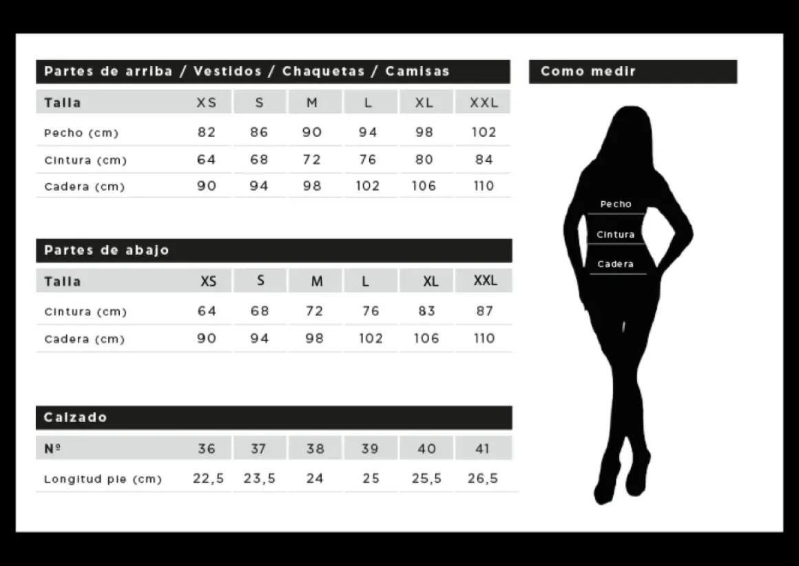 Top botones escote redondo negro