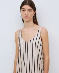 Top Tencel pico crudo