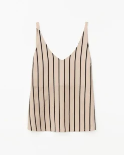Top Tencel pico crudo